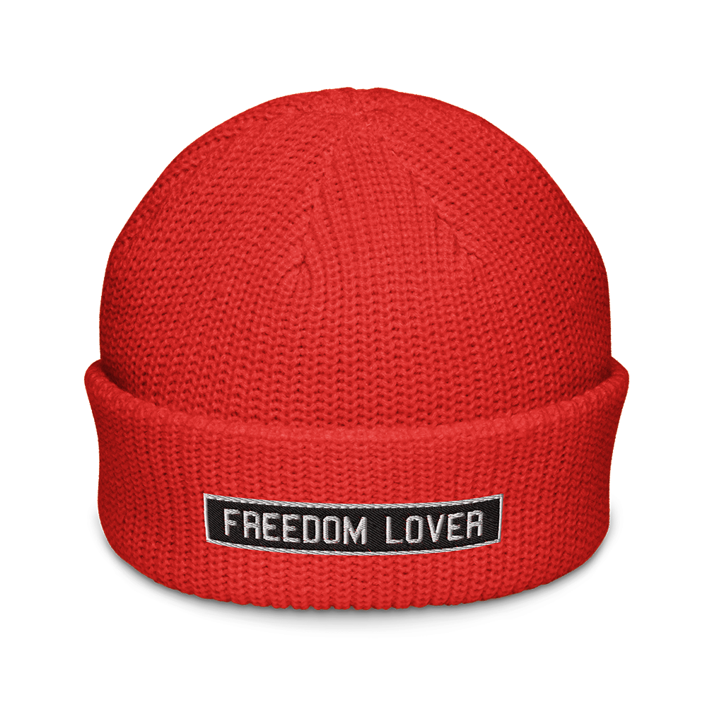 Gorro Freedom Lovers na cor Sangue