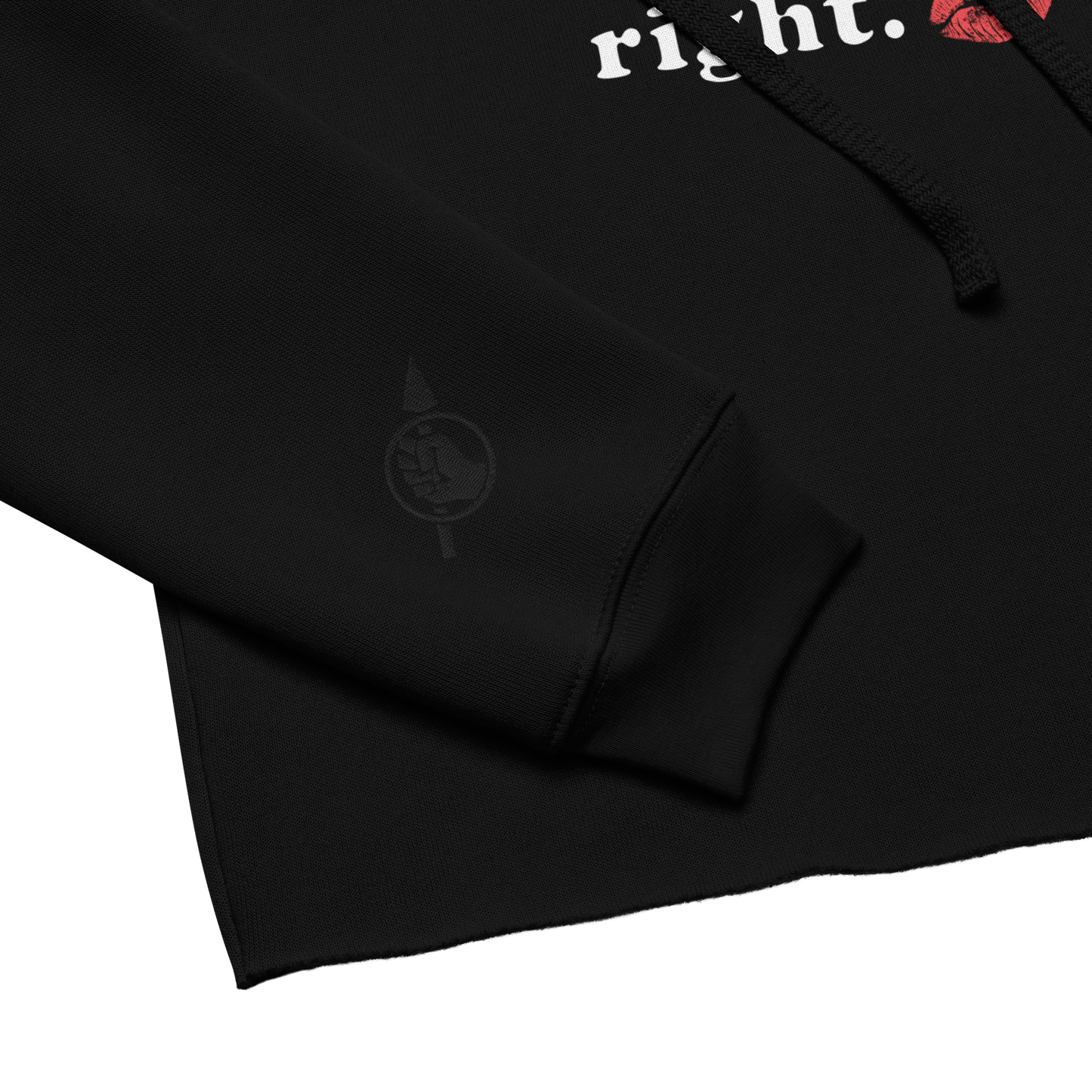 TrEat Her Right Ladies Crop Hoodie