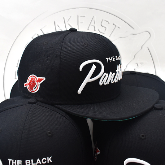 The Black Panthers Snapback - Black Rally Edition - Free Breakfast Apparel