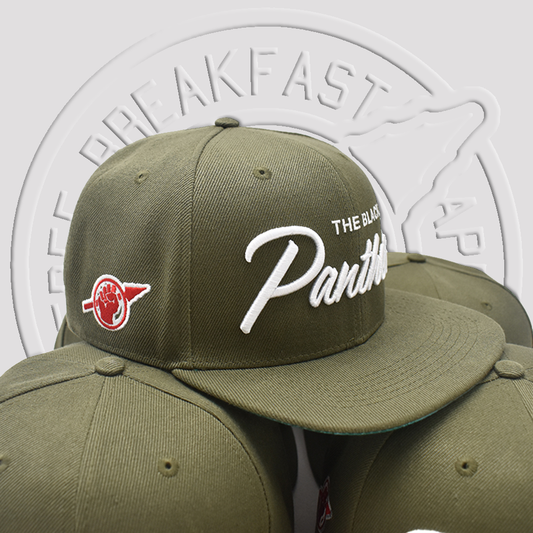 The Black Panthers Snapback - Green Rally Edition - Free Breakfast Apparel
