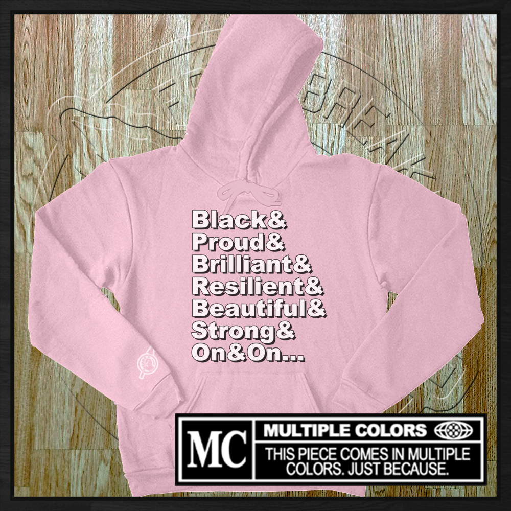 Moletom "Diga em voz alta (Sou negro e tenho orgulho)"