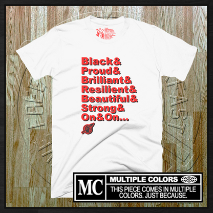 Camiseta "Diga em voz alta (Sou negro e tenho orgulho) MMXXV"