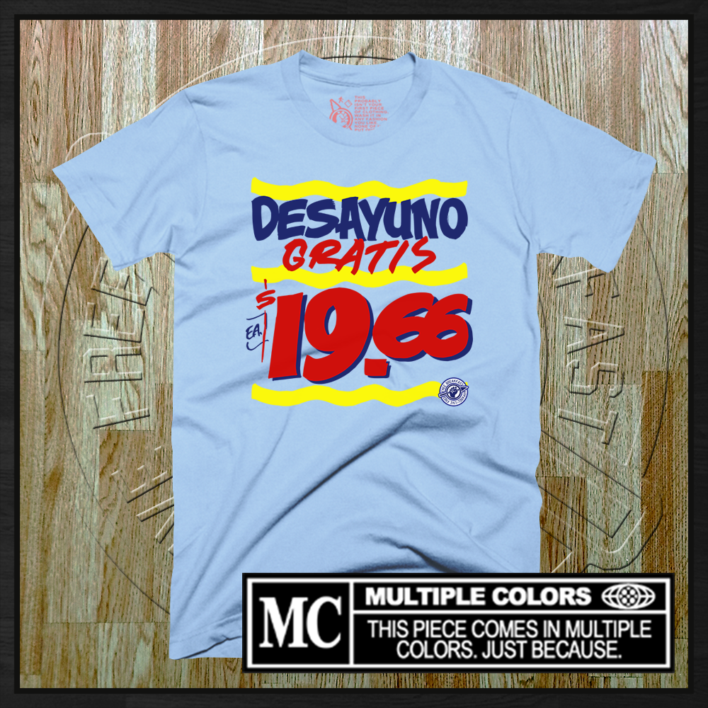 Camiseta Desayuno Gratis