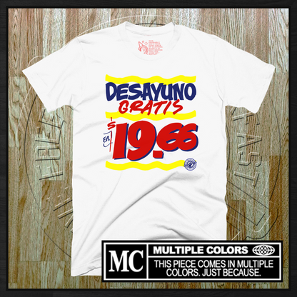 Camiseta Desayuno Gratis