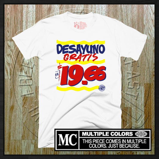 Camiseta Desayuno Gratis