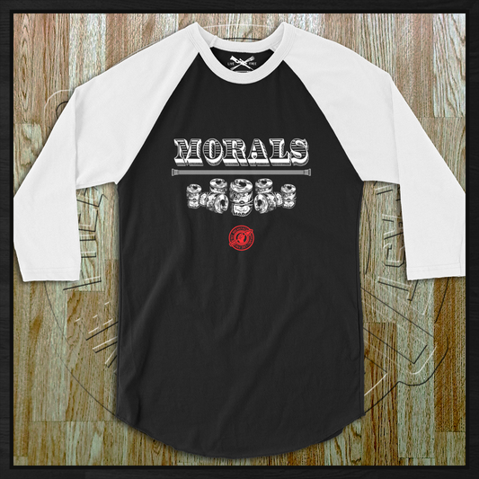 Morals Over Money Baseball T-Shirt