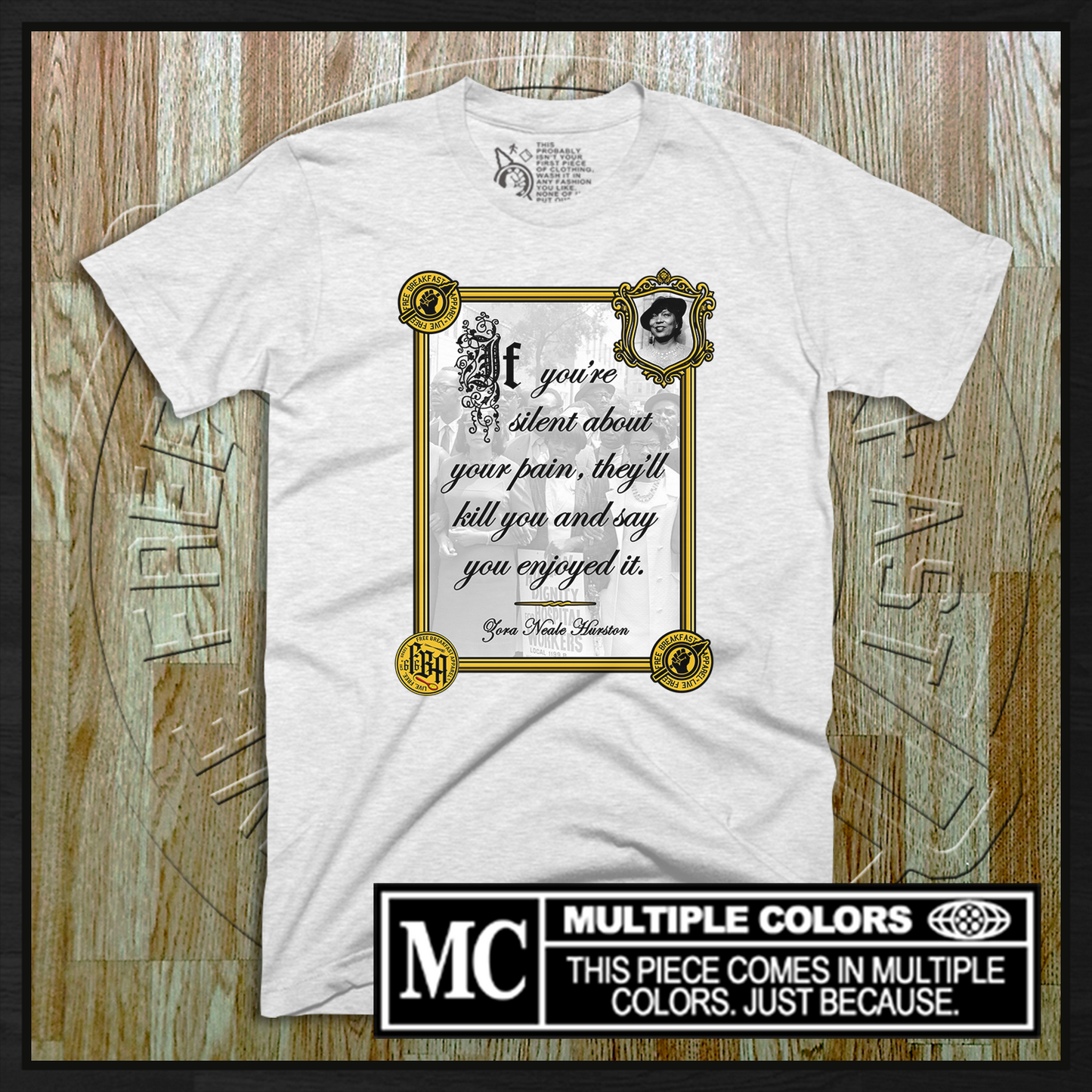 I Will Not Be Silent (for Zora) T-Shirt