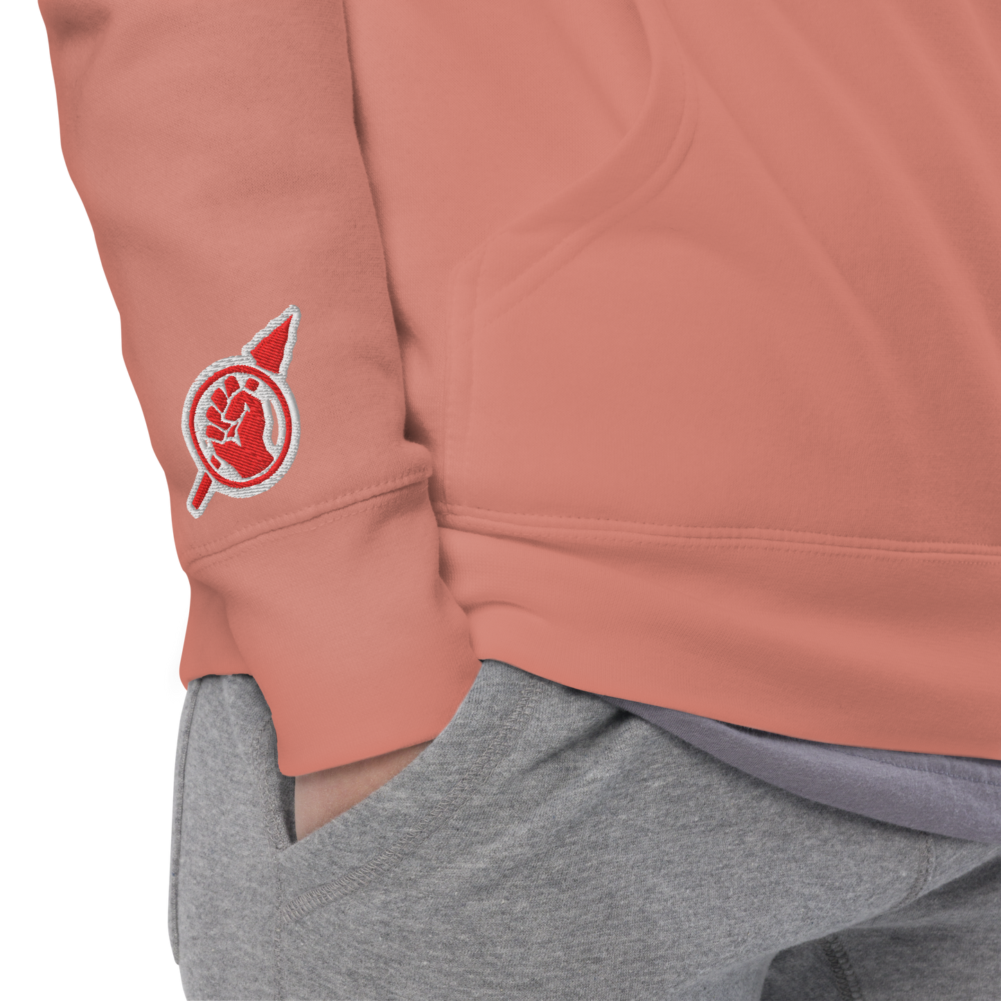 Moletom Zero Fvcks na cor Rosa Pó