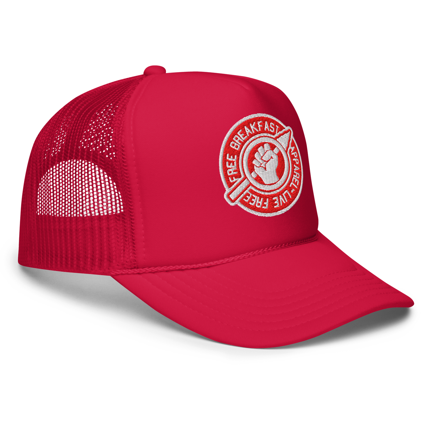 Caminhoneiro de espuma VIVA LIVRE em Sangue