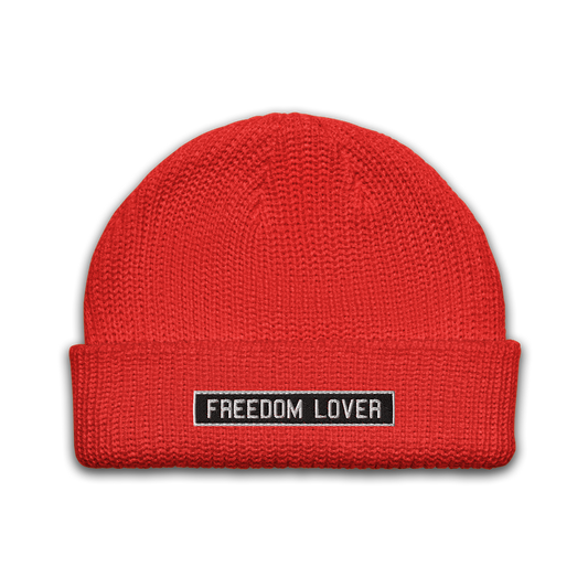Gorro Freedom Lovers na cor Sangue