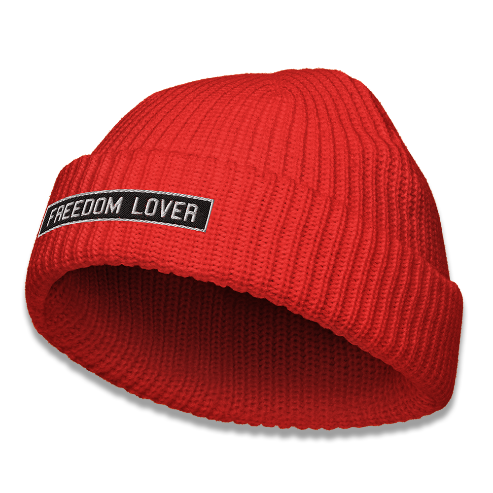 Freedom Lovers Beanie in Blood