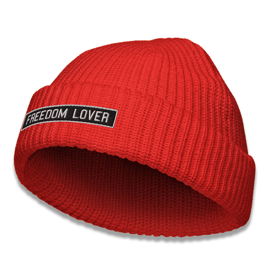 Gorro Freedom Lovers na cor Sangue