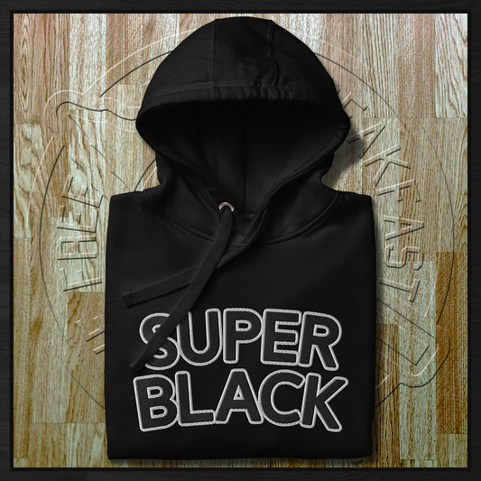 Moletom com Capuz Bordado Super Black MMXXV