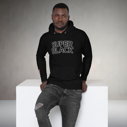 Super Black MMXXV Embroidered Hoodie