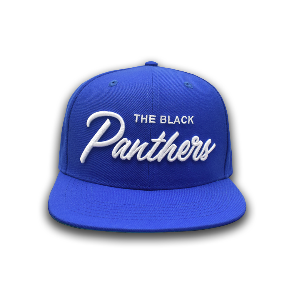 The Black Panthers Snapback - Blue Rally Edition - Free Breakfast Apparel